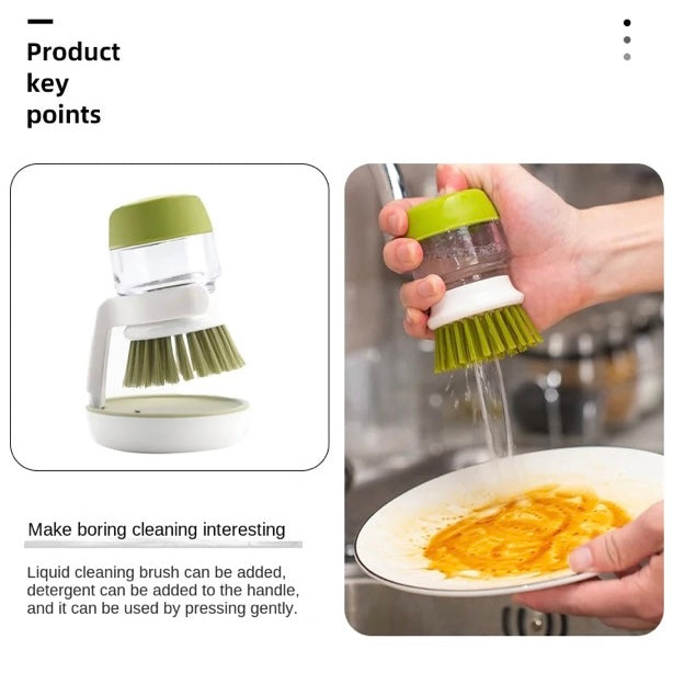 Cleaning Brush with Soap Dispenser